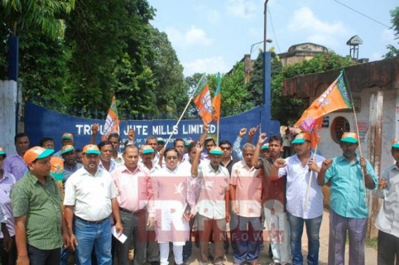 BJP divisional committee placed deputation to the Managing Director of Tripura Jute mill limited BJP divisional committee placed deputation to the Managing Director of Tripura Jute mill limited